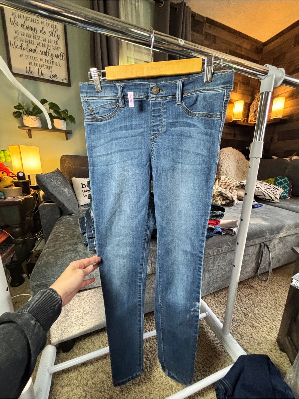 Rewash Women's Medium Blue Skinny Jeans